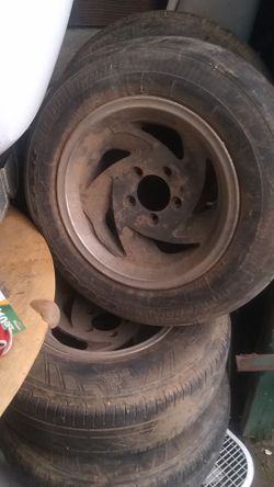 14 " rims and tires 150$ obo