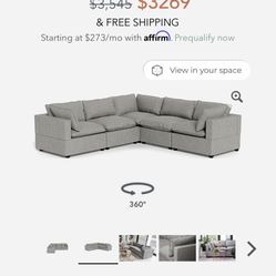 ALBANY PARK CLOUD MODULAR SECTIONAL