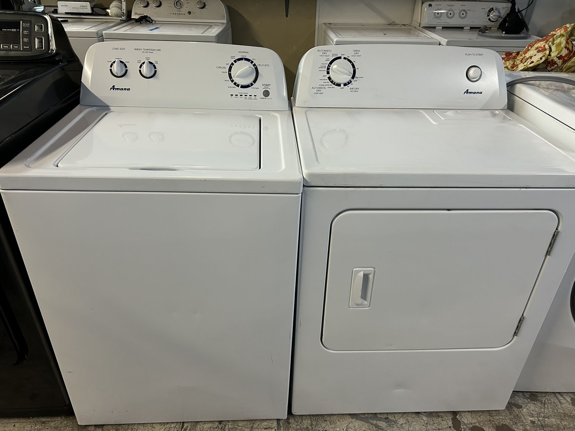 Amana Washer And Dryer