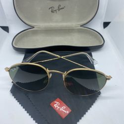Ray Ban Round Metal Sunglasses 