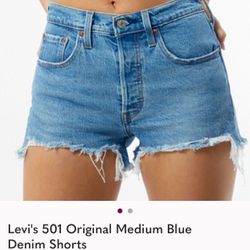 Levi’s 501 Original Medium Denim Shorts 10