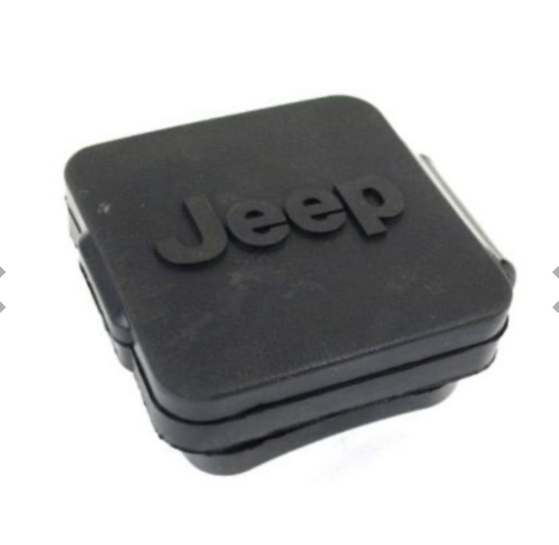 New Trailer hitch reciever plug cover W/Logo For Jeep (contact info removed)1AA