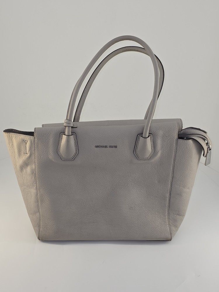 Michael Kors Mercer Large Satchel - Cement Gray