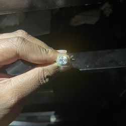 Wedding Ring 💍 White Gold Moissanite Diamonds