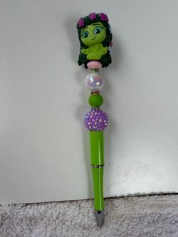 Character beaded pen