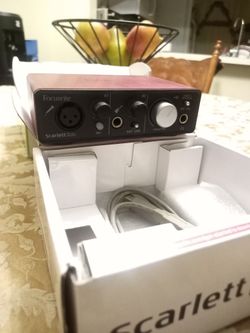 Focusrite Scarlett Solo 2nd Gen USB Audio Interface


