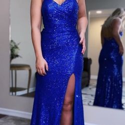 Royal Blue Dress
