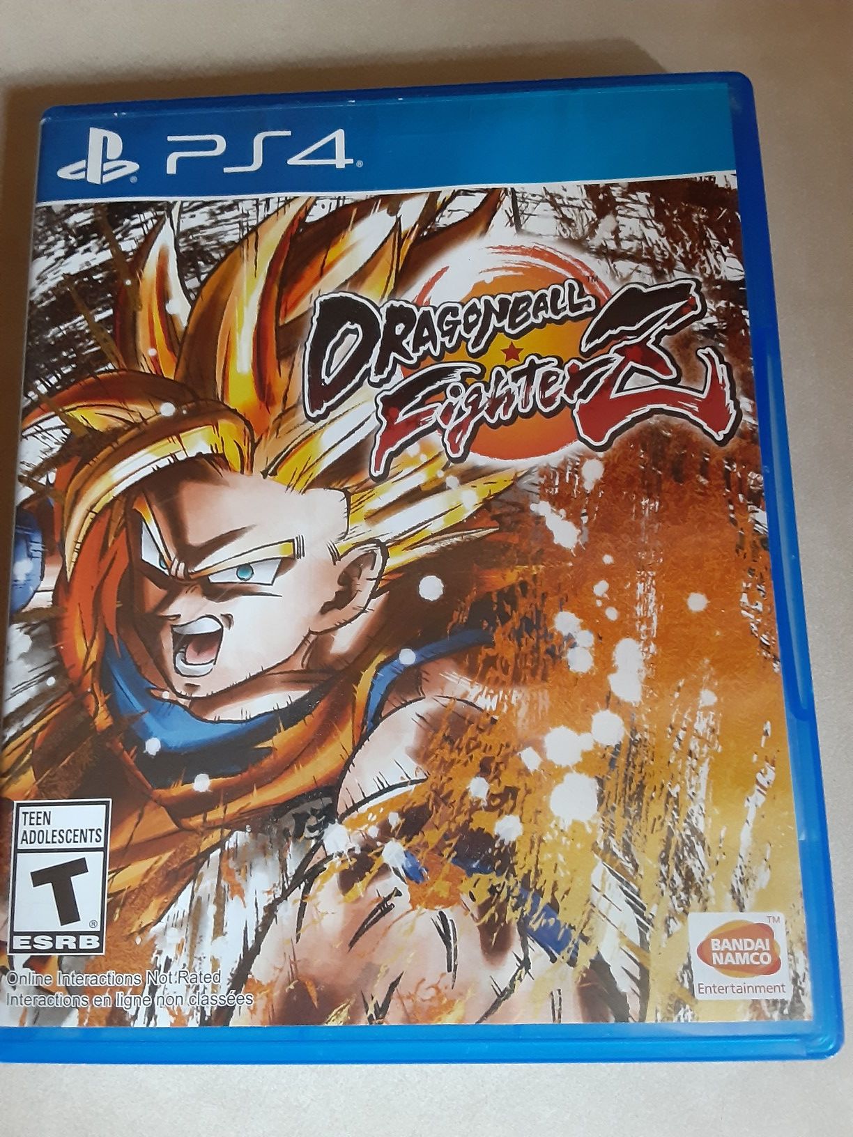 Dragon Ball fighterz ps4.