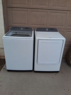 As is washer and electric dryer