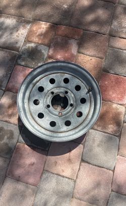 13x5  Boat Trailer Galvanized Wheel