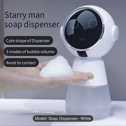 Auto Foaming Dispenser, Transparent Bottle, 3 Dispensing Modes, Rechargeable, No need to touch for Efficient Hand Washing