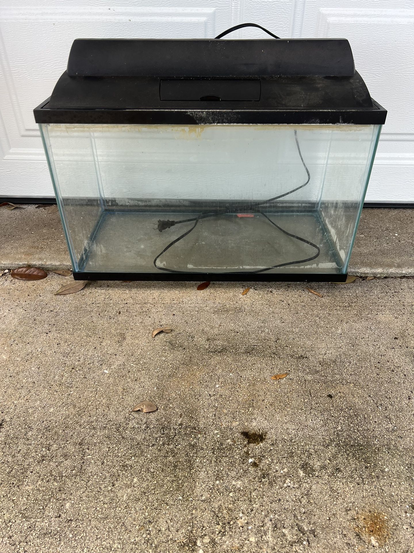 10 Gallon Fish Tank Aquarium With Hood 