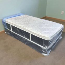 12” BRAND NEW TWIN PLUSH PILLOWTOP SET // Delivery Available 🚚