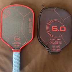 Six Zero Ruby Pro With new Hesacore Gel Grip and New Boodi over grip 14mm