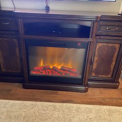 Tv Entertainment w/fireplace