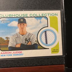 Aaron Judge Clubhouse Collection Relic Card