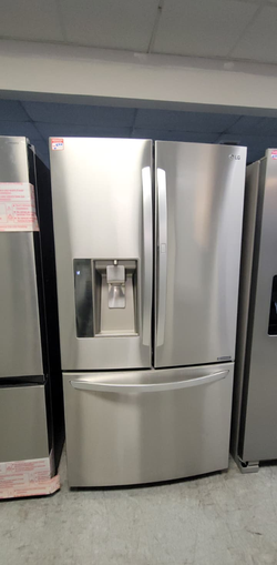 LG French Door Fridge – Stainless, Ice/Water, Bottom Freezer