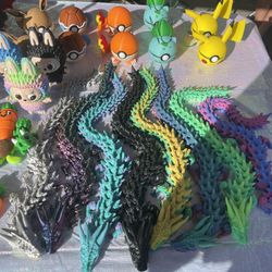 3D Printed Dragons 