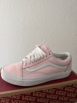 Vans Old Skool Pink Leather Sneakers