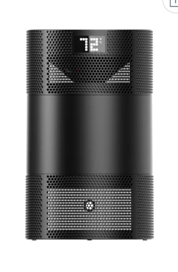 Utilitech Digital Space Heater – Sleek Black Design