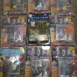 Star Trek Next Generation Action Figure Lot