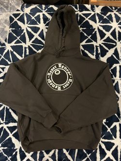 Stussy Denim Tears Black Hoodie Size Large