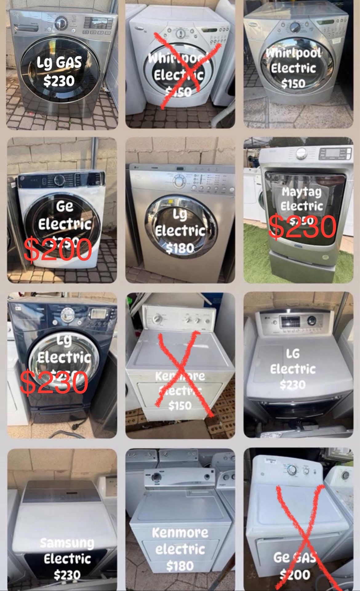 Electric Dryer Or Gas Dryer