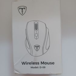 Wireless Mouse, 2.4G Ergonomic Computer Mouse with USB Receiver, Finger Blue 