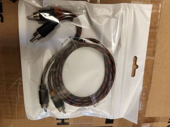 Alphasonik FLEX-R3 2 Channel Premium OFC RCA Cables with Nickel Plated Ends 3 Ft