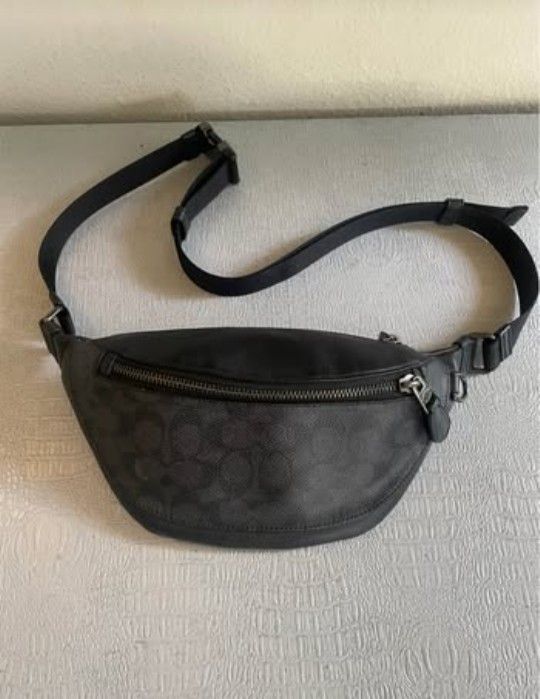 Black Coach Fanny Pack