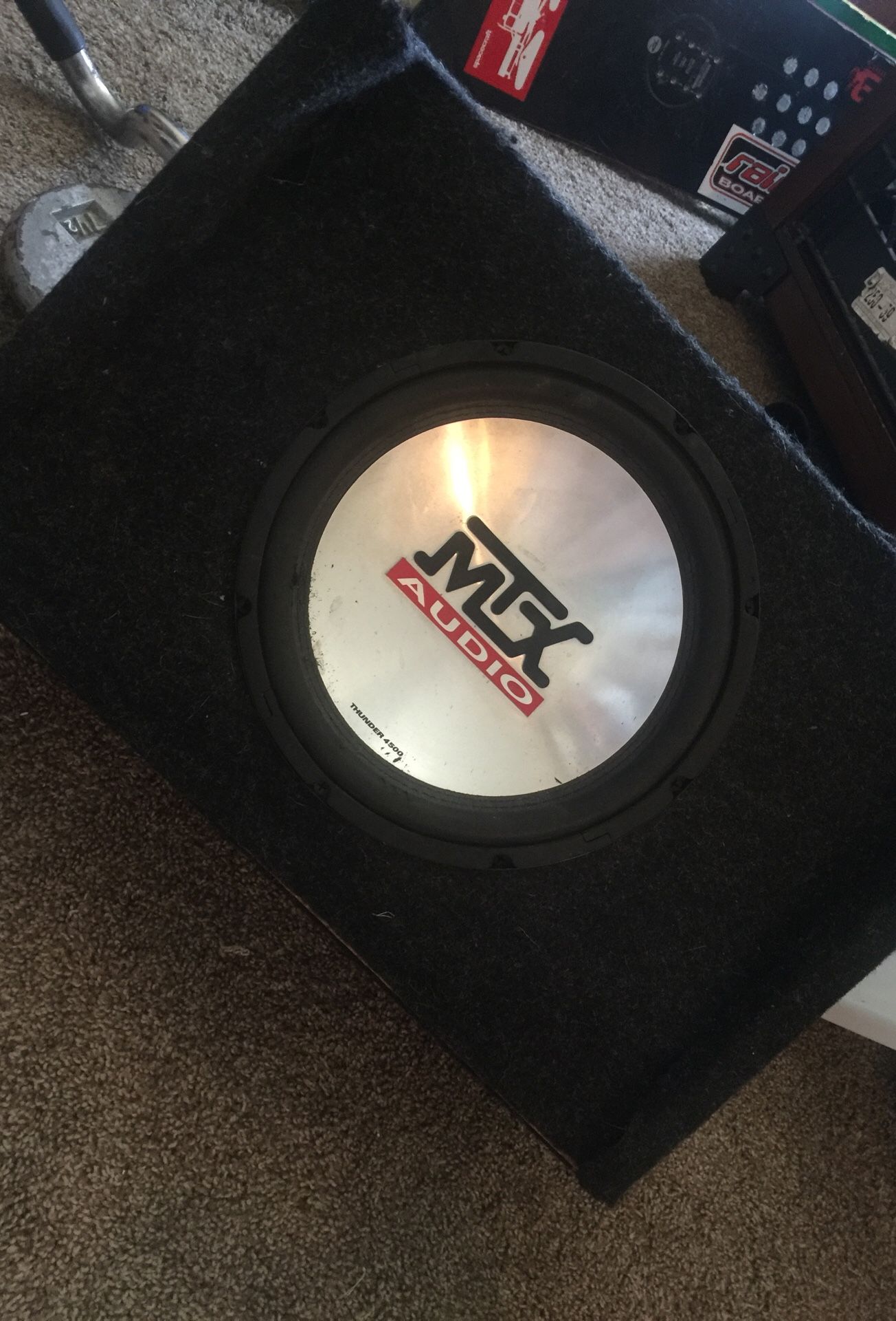 MTX Audio 10” Subwoofer Sub Thunder 4500 with Truck Box for Sale in
