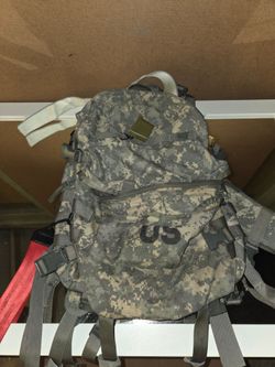 genuine U.S. Military MOLLE II 3-Day Assault Pack featuring the Universal Camouflage Pattern (UCP/ACU) digital camo