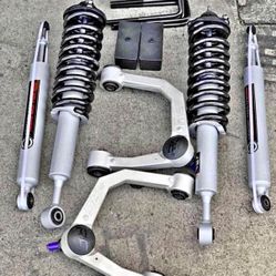 3.5 inch lift kit for chevy gmc ram ford Toyota lexus with installation on parts life time warranty