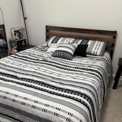 Queen Sized Frame And Headboard 