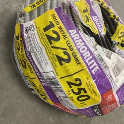 250 ft. 12-Gauge/2-Gauge Solid CU MC (Metal Clad) Armorlite Cable 