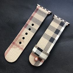 Louis Vuitton Apple Watch Band 44mm 42mm 40mm 38mm for Sale in Los