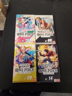 Sealed one piece starter deck $15 each
