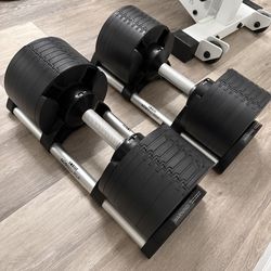 NUOBELL 80lb Classic Adjustable Dumbbells