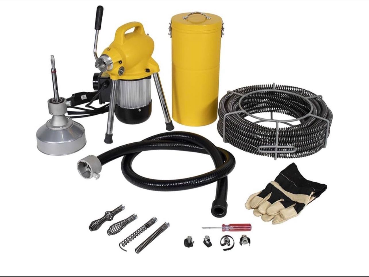 Drain cleaning machine