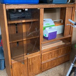 Oak Entertainment Unit