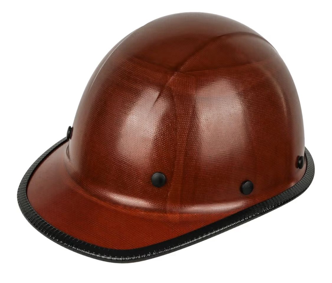 GREEN DEVIL Fiberglass Full Brim Hard Hat OSHA & ANSI Rated Fiber Hardhat w/Brim