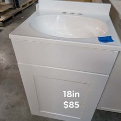 18in Bathroom Vanity With Top