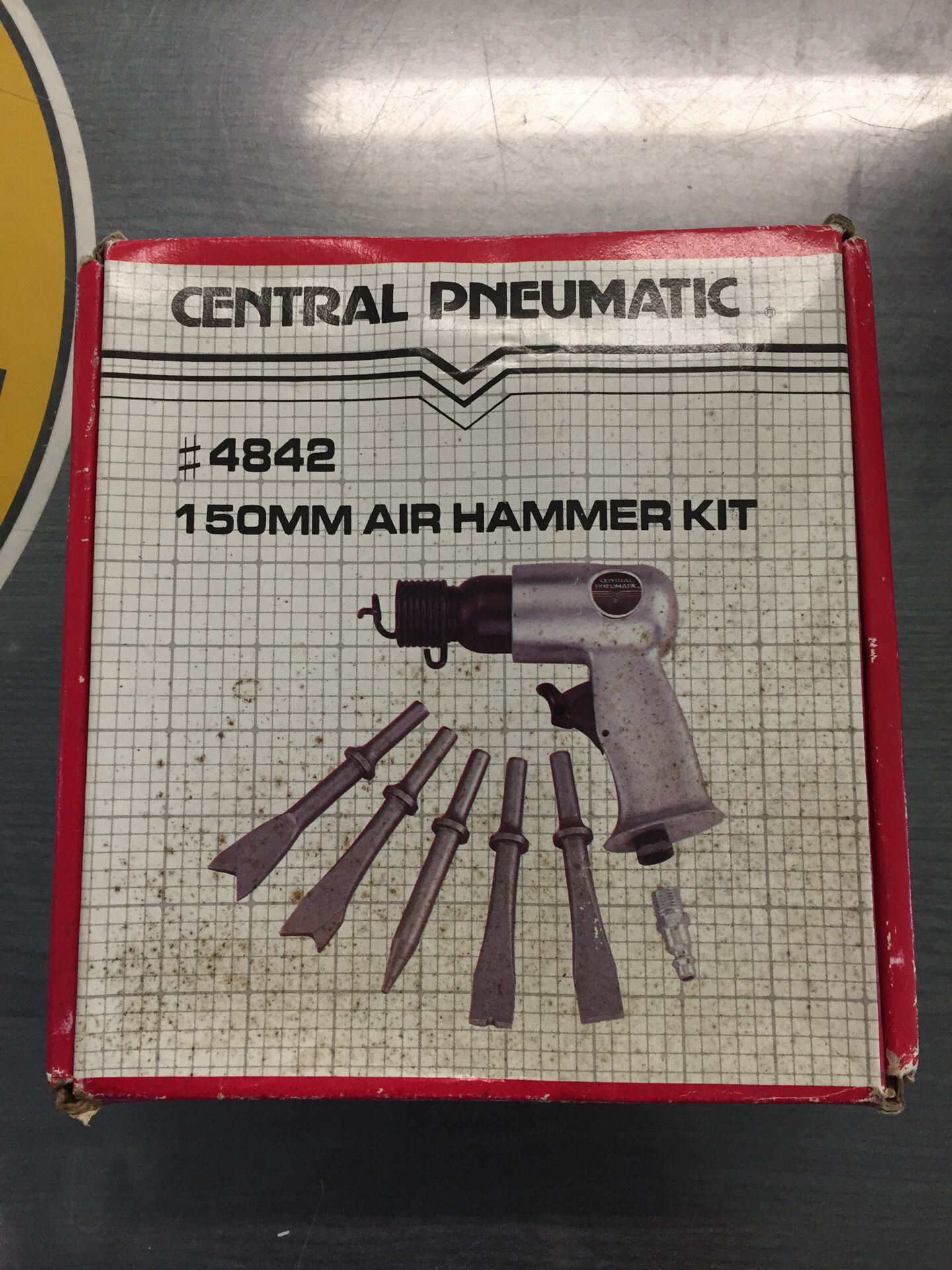 Central pneumatic #4842 150mm air hammer kit