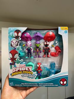 Marvel Spidey Amazing Friends Water Webs Figure Set