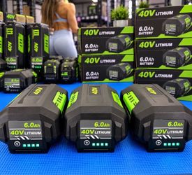 Brand New 40V 6.0Ah Battery – Ryobi Compatible – $20 Each