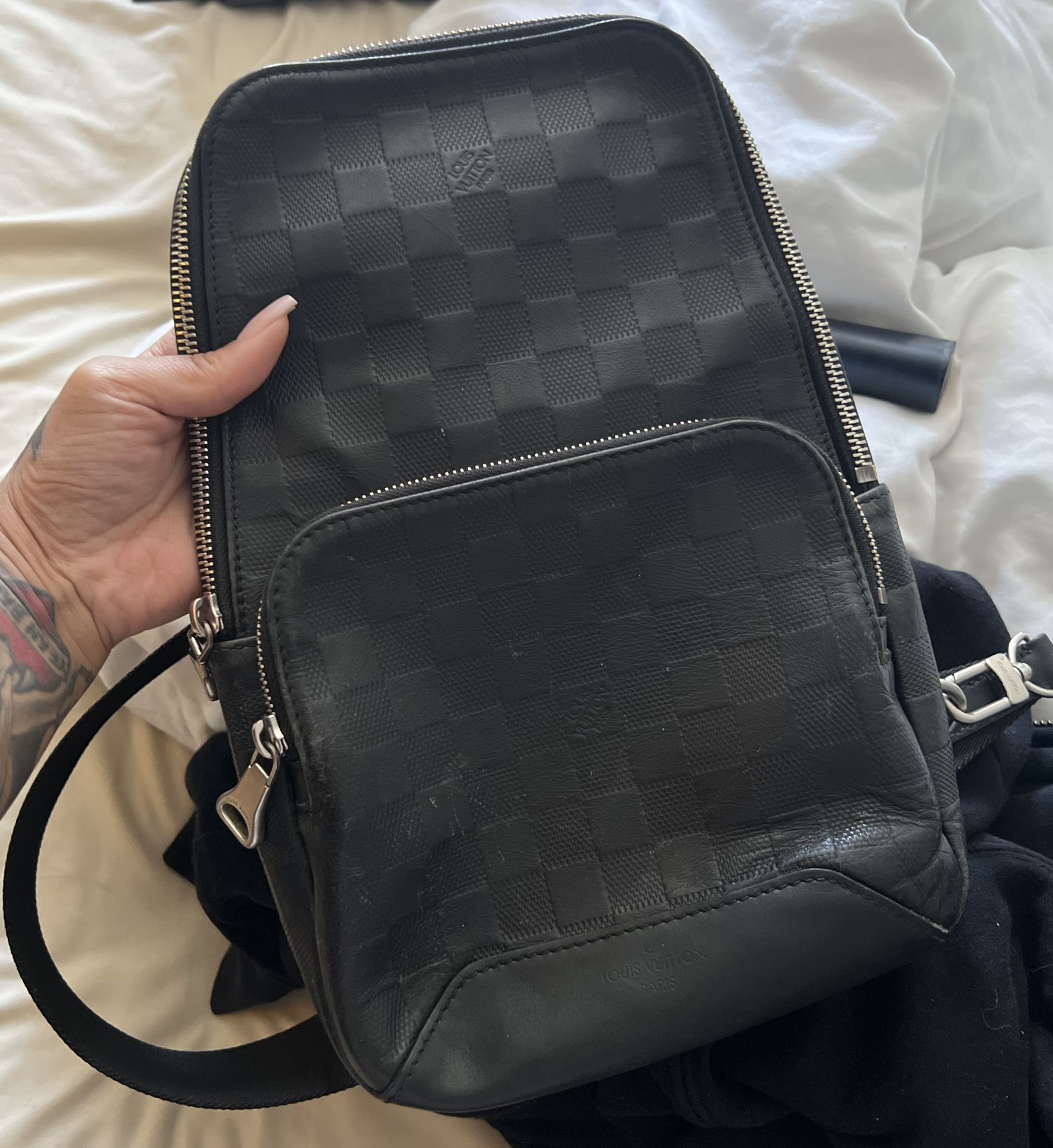 Louis Vuitton Damier Infini Avenue Sling Bag Onyx