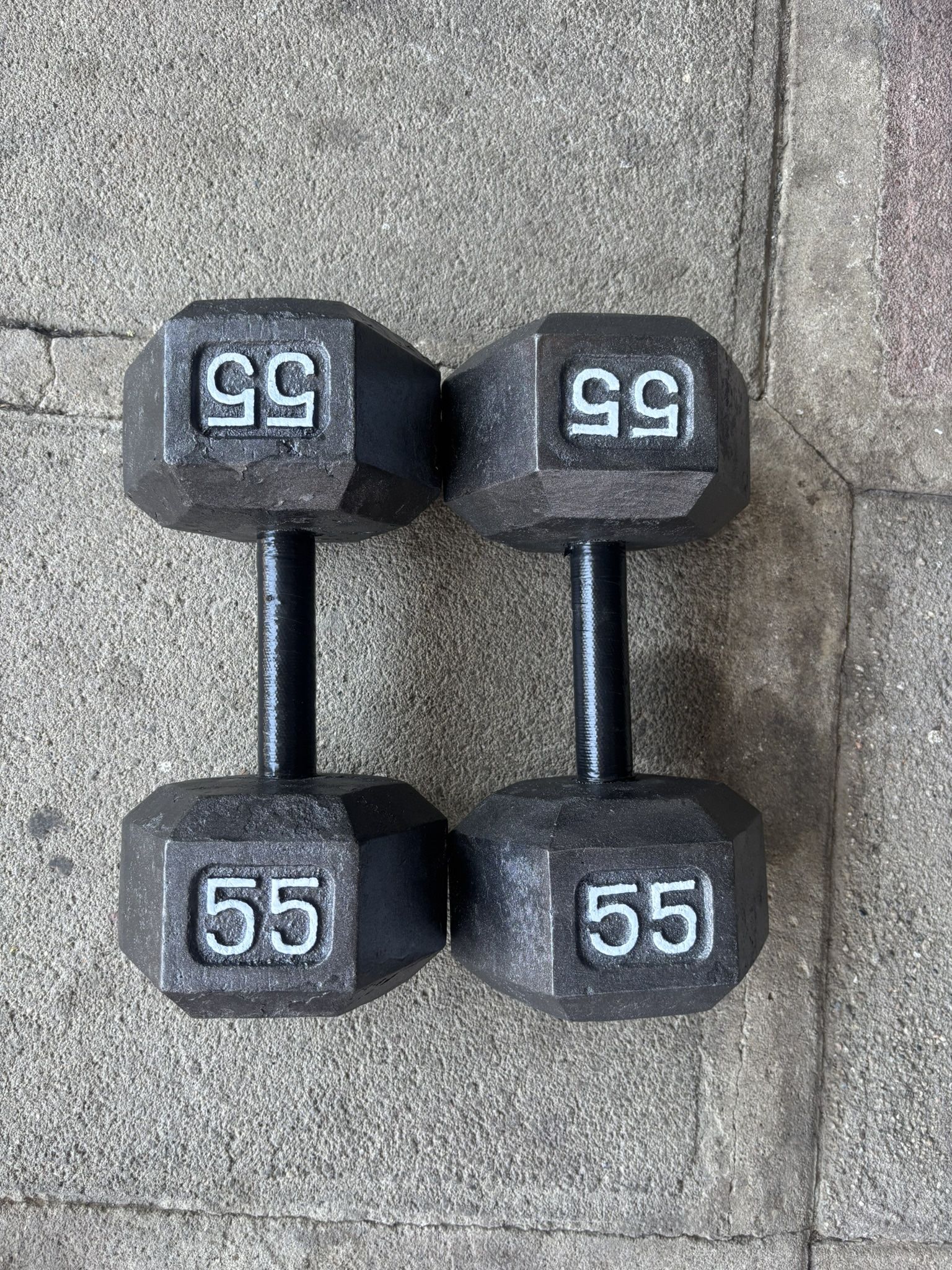 55lb Dumbbell Pair