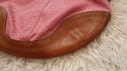 vintage Coach pink Hobo