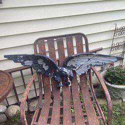 Vintage Metal Eagle Trivet (42 1/2” Wide)