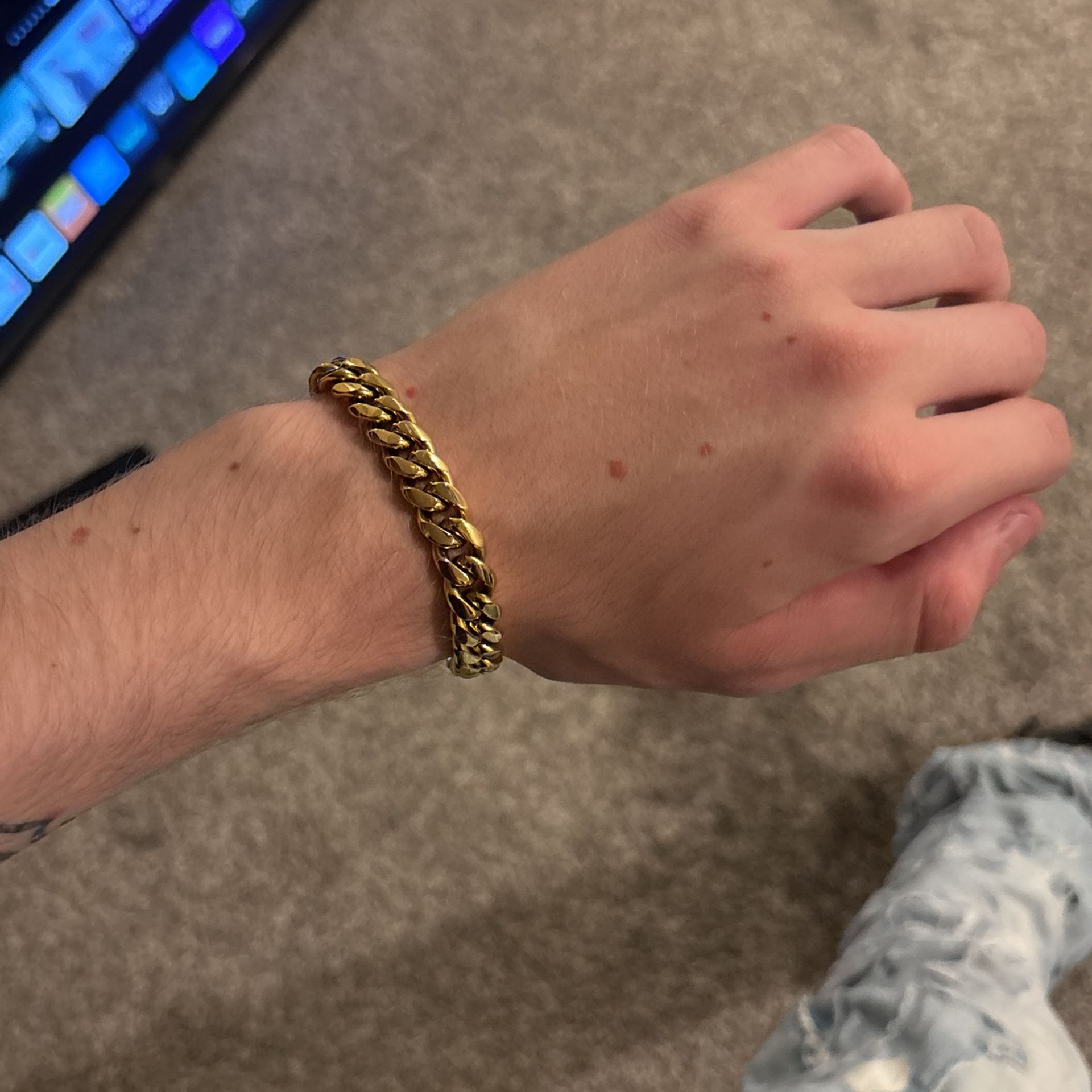 Cuban Link Gold Bracelet
